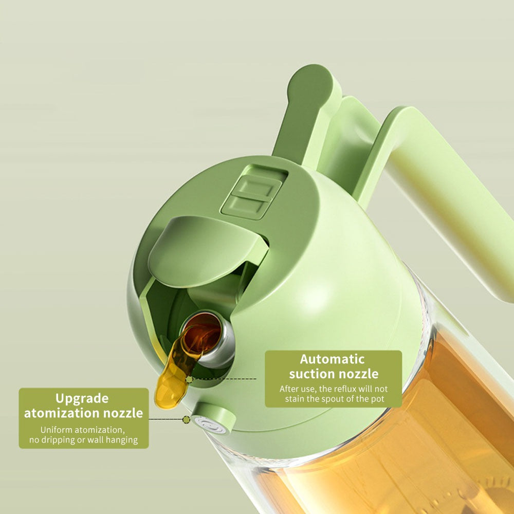 2 in 1 Oil Sprayer Bottle – Fine Mist Kitchen Oil Dispenser