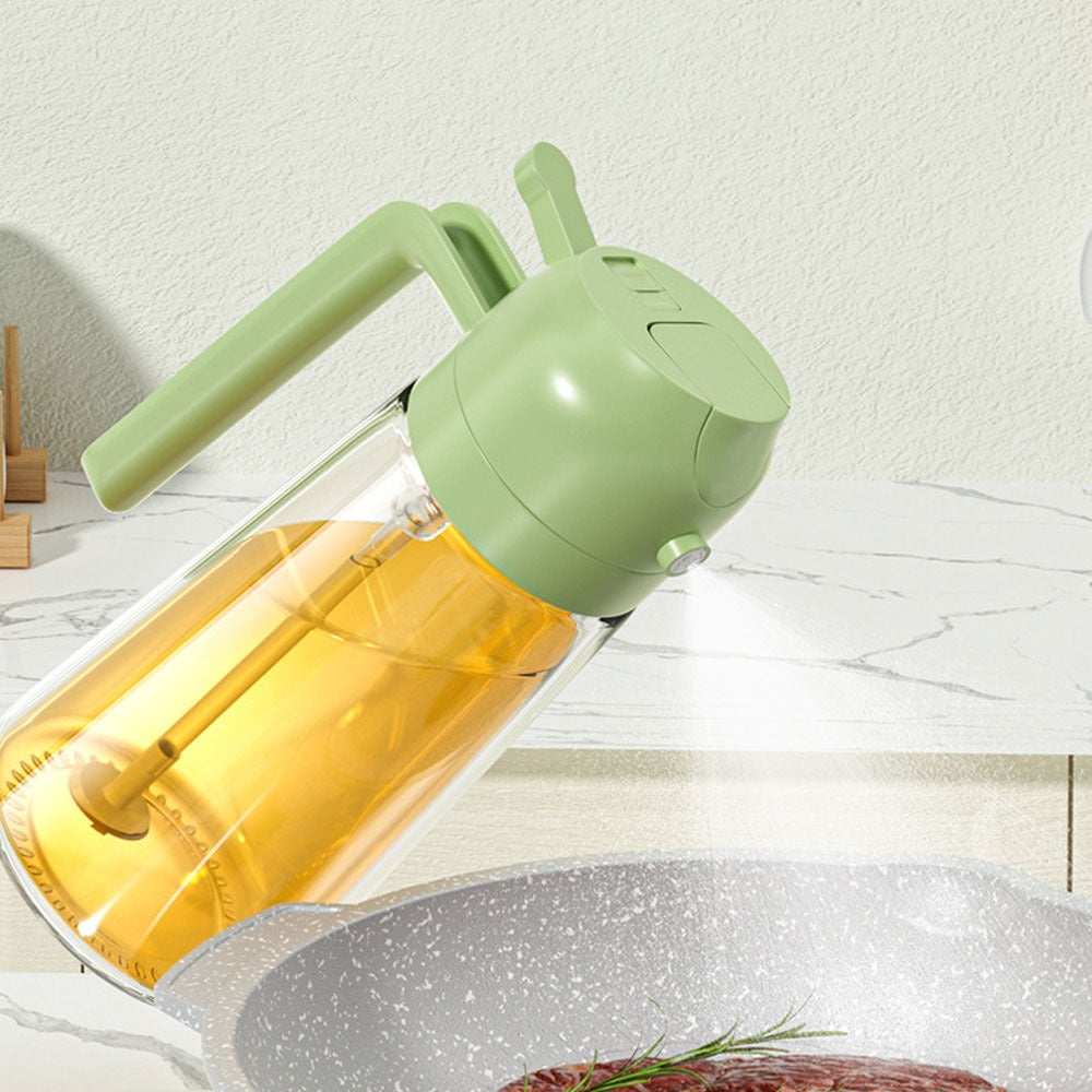 2 in 1 Oil Sprayer Bottle – Fine Mist Kitchen Oil Dispenser