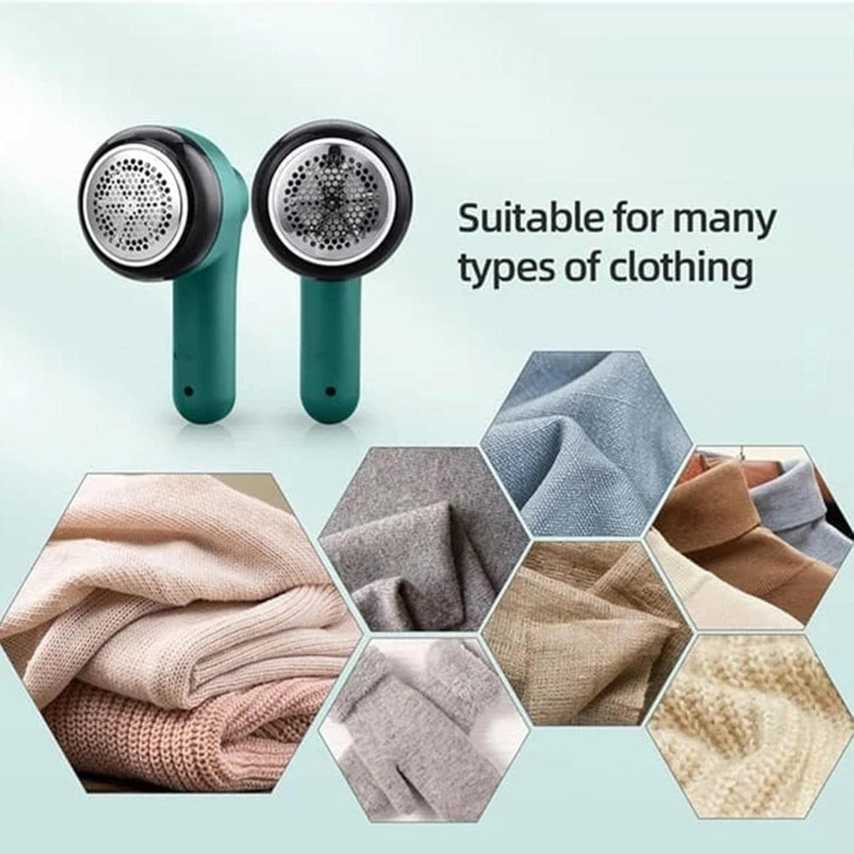 USB Rechargeable Electric Lint Remover - Instantly Fuzz-Free Sweaters, Clothes & Blankets
